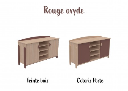 Meuble bas 2 portes et étagères K'briol 